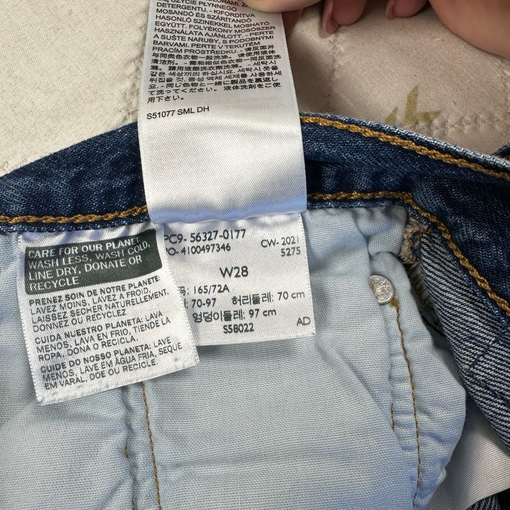 Levi's Blue Jean Shorts Classic Denim Style